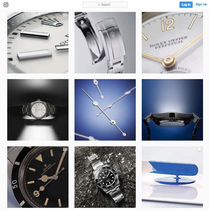 Rolex-Instagram-content-marketing-example